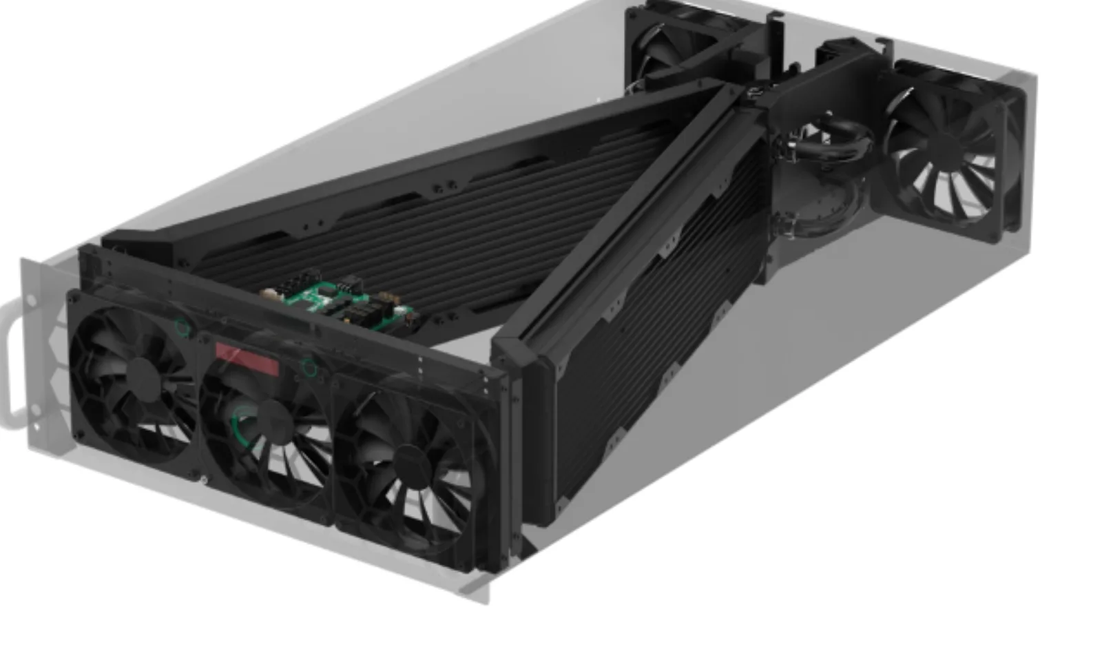 STUUX DRYCOOLER 4U — Rafa takılan ya da tek başına çalışan sıvı soğutma ünitesi